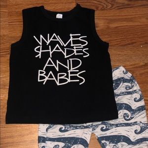 Waves Shades & Babes outfit surfer dude